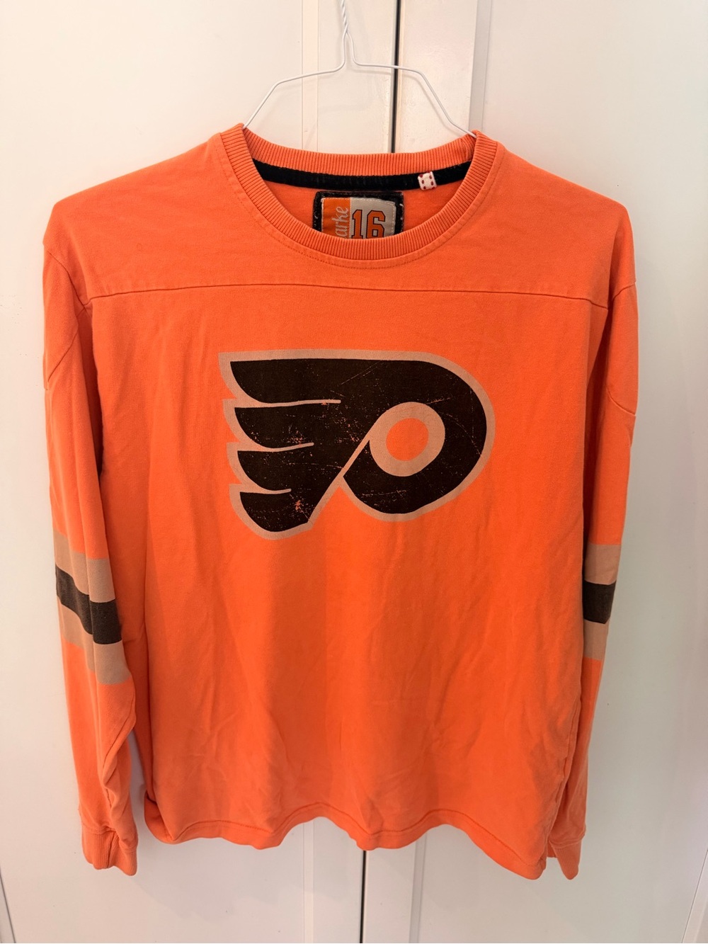 Men’s throwback Long-Sleeve Graphic Tee - Philadelphia Flyers Style